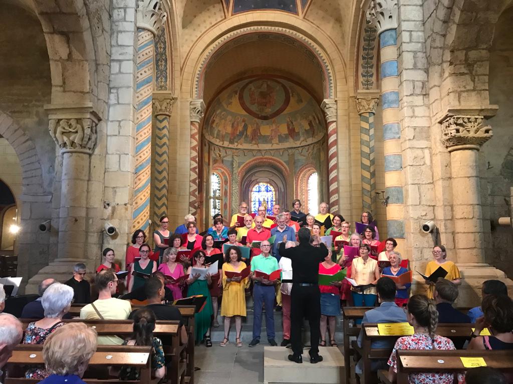 « Chants de la paix » autour de la Misa Criolla, église d'Anzy, juin 2023